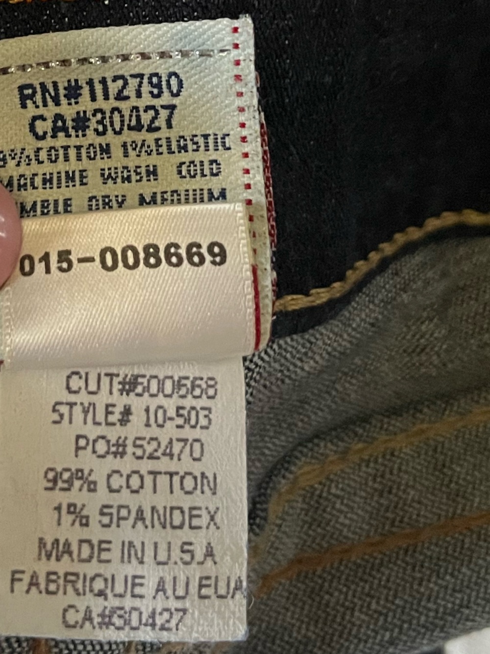 True Religion Joey Low Rise Twist Seam Flare Jeans Sz 30 Flawless Condition Y2K - Picture 6 of 6